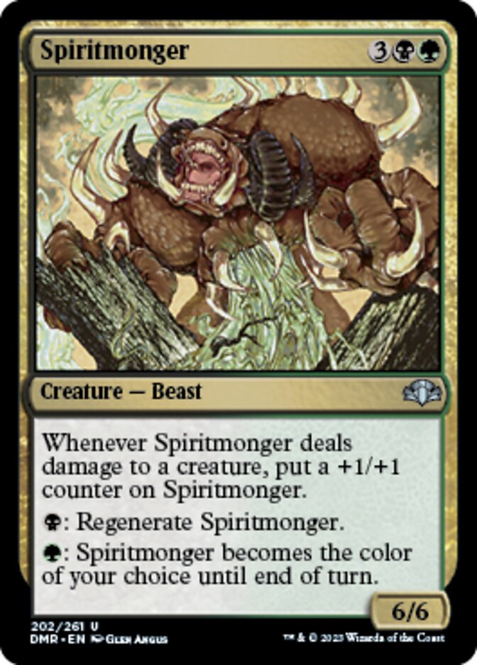 Spiritmonger [Dominaria Remastered] | Exor Games Bridgewater