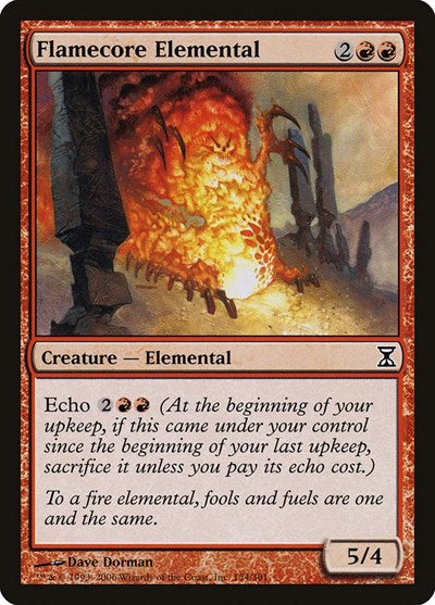 Flamecore Elemental [Time Spiral] | Exor Games Bridgewater