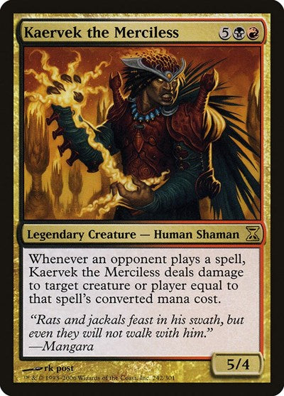 Kaervek the Merciless [Time Spiral] | Exor Games Bridgewater
