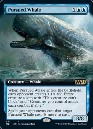 Pursued Whale (Extended Art) [Core Set 2021] | Exor Games Bridgewater