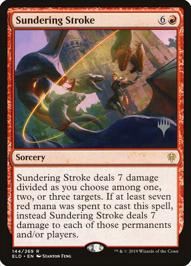 Sundering Stroke (Promo Pack) [Throne of Eldraine Promos] | Exor Games Bridgewater