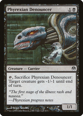 Phyrexian Denouncer [Duel Decks: Phyrexia vs. the Coalition] | Exor Games Bridgewater