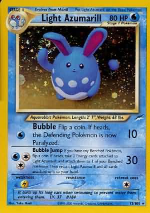 Light Azumarill (13/105) [Neo Destiny Unlimited] | Exor Games Bridgewater