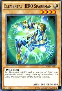 Elemental HERO Sparkman [DEM2-EN011] Common | Exor Games Bridgewater