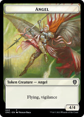 Soldier (008) // Angel Double-Sided Token [Phyrexia: All Will Be One Commander Tokens] | Exor Games Bridgewater