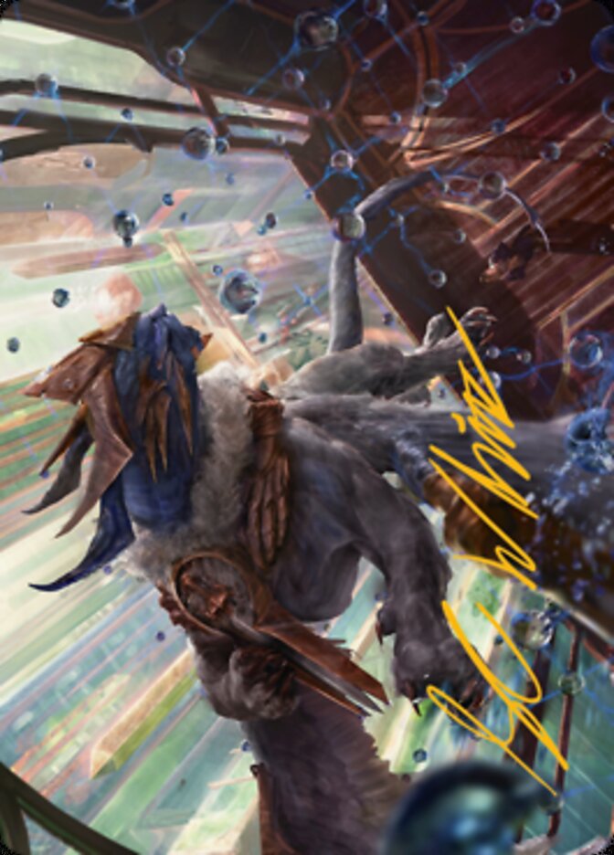 Change of Plans Art Card (Gold-Stamped Signature) [Streets of New Capenna Art Series] | Exor Games Bridgewater