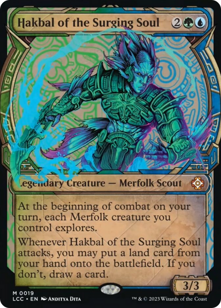 Hakbal of the Surging Soul (Showcase) [The Lost Caverns of Ixalan Commander] | Exor Games Bridgewater