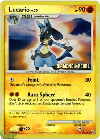 Lucario (6/130) [Burger King Promos: 2008 Collection] | Exor Games Bridgewater