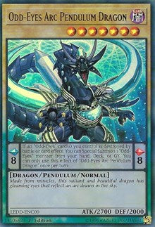 Odd-Eyes Arc Pendulum Dragon [LEDD-ENC00] Ultra Rare | Exor Games Bridgewater