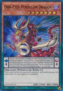 Odd-Eyes Pendulum Dragon (UR) [LEDD-ENC01] Ultra Rare | Exor Games Bridgewater