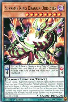 Supreme King Dragon Odd-Eyes [LEDD-ENC02] Common | Exor Games Bridgewater