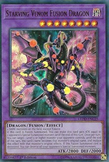 Starving Venom Fusion Dragon [LEDD-ENC25] Ultra Rare | Exor Games Bridgewater