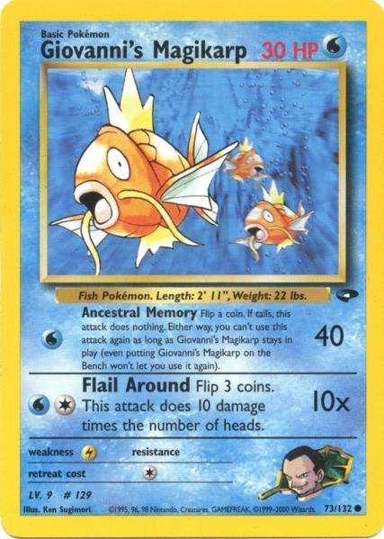 Giovanni's Magikarp (73/132) [Gym Challenge Unlimited] | Exor Games Bridgewater