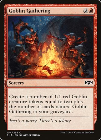 Goblin Gathering [Ravnica Allegiance] | Exor Games Bridgewater
