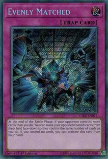 Evenly Matched [CIBR-EN077] Secret Rare | Exor Games Bridgewater