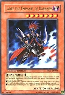 Gorz the Emissary of Darkness [YR01-EN003] Ultra Rare | Exor Games Bridgewater