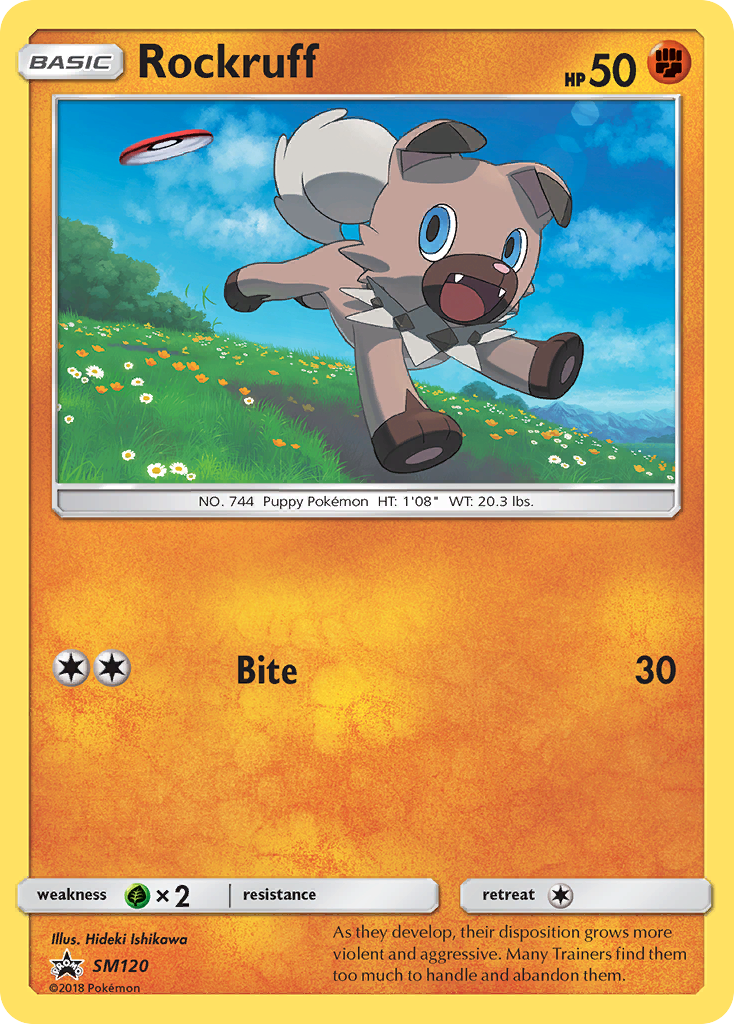 Rockruff (SM120) [Sun & Moon: Black Star Promos] | Exor Games Bridgewater