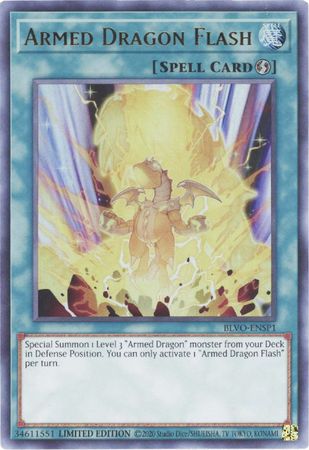 Armed Dragon Flash [BLVO-ENSP1] Ultra Rare | Exor Games Bridgewater