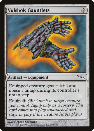 Vulshok Gauntlets [Mirrodin] | Exor Games Bridgewater