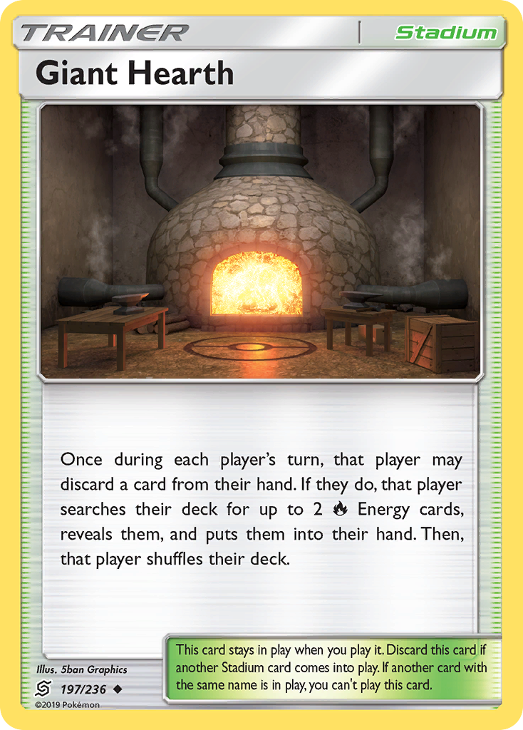 Giant Hearth (197/236) [Sun & Moon: Unified Minds] | Exor Games Bridgewater