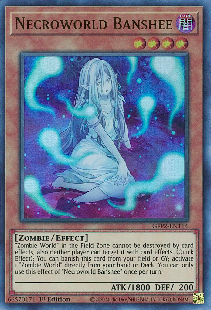 Necroworld Banshee [GFP2-EN114] Ultra Rare | Exor Games Bridgewater