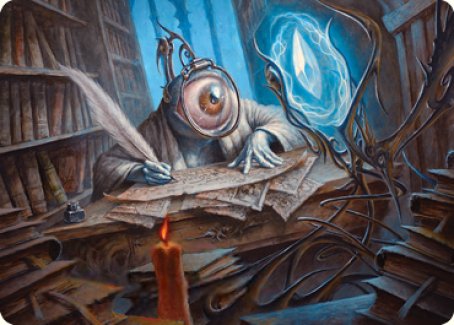 Unblinking Observer Art Card [Innistrad: Midnight Hunt Art Series] | Exor Games Bridgewater