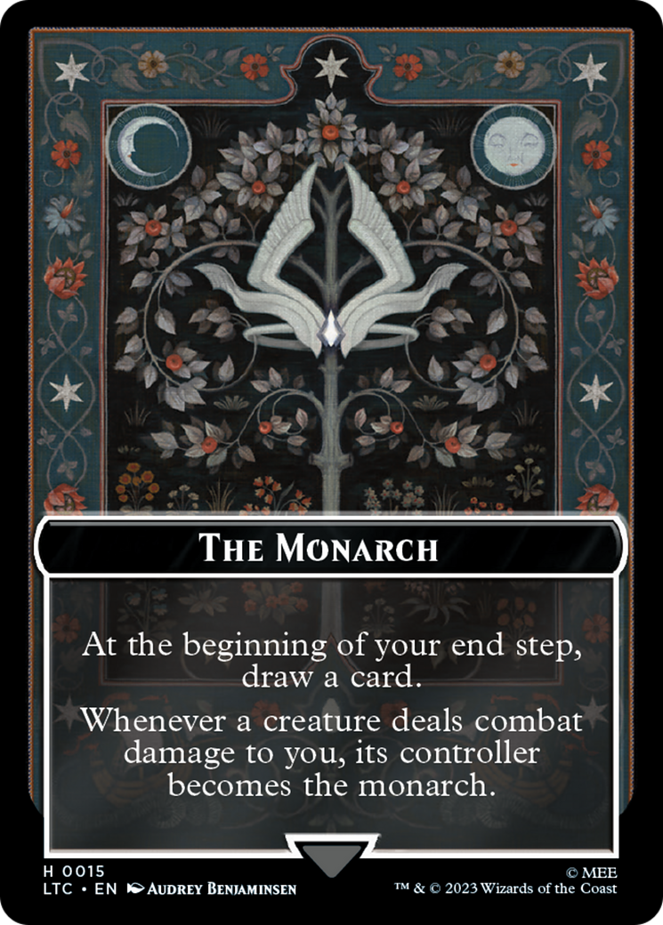 The Monarch // Treasure Double-Sided Token [The Lord of the Rings: Tales of Middle-Earth Commander Tokens] | Exor Games Bridgewater