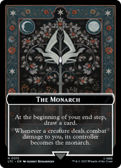 The Monarch // Treasure Double-Sided Token [The Lord of the Rings: Tales of Middle-Earth Commander Tokens] | Exor Games Bridgewater