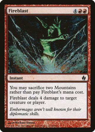 Fireblast [Premium Deck Series: Fire and Lightning] | Exor Games Bridgewater