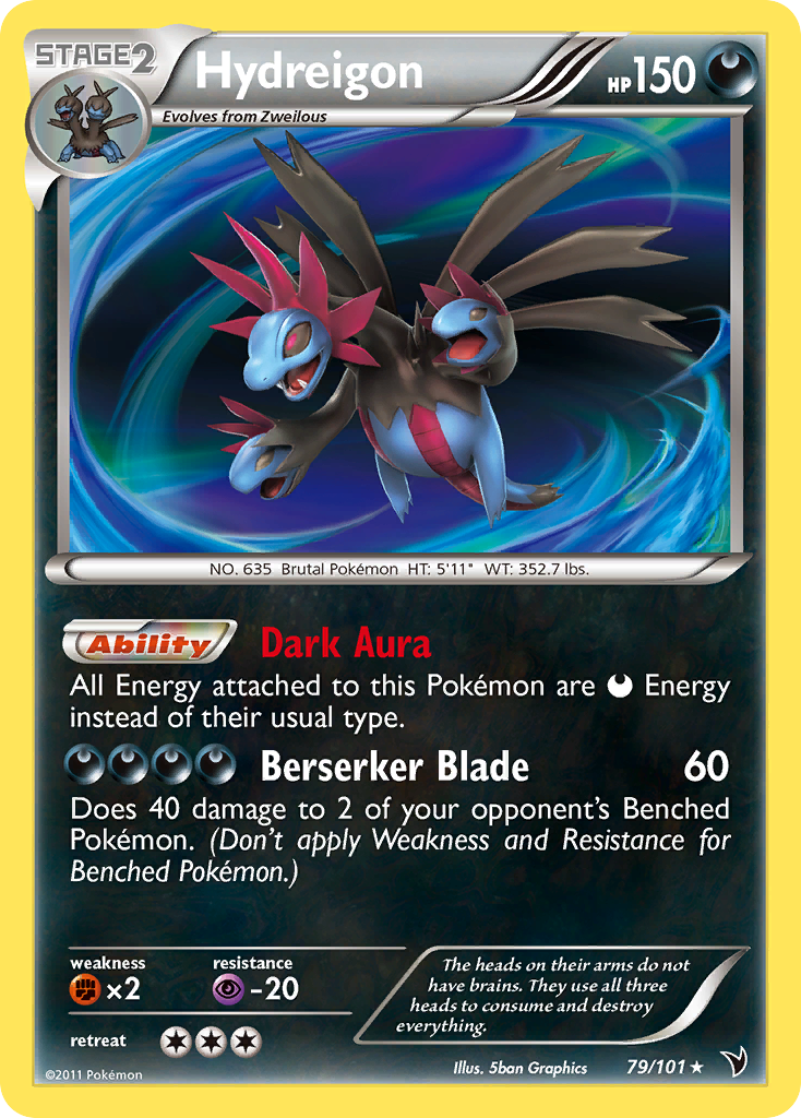 Hydreigon (79/101) [Black & White: Noble Victories] | Exor Games Bridgewater