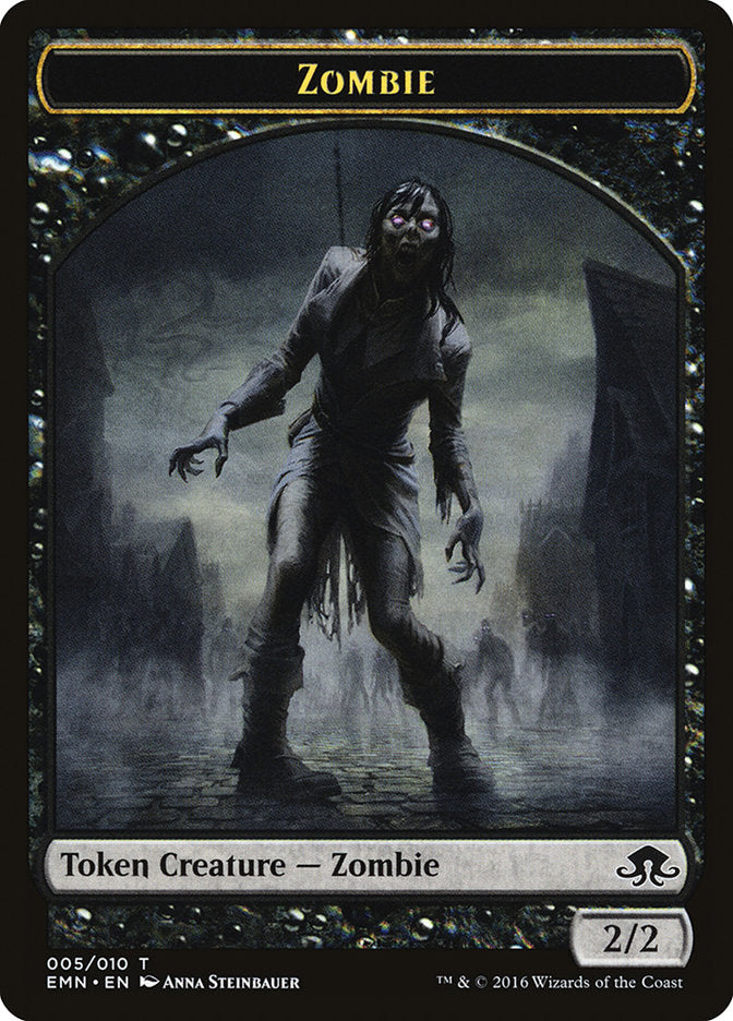 Zombie (005/010) [Eldritch Moon Tokens] | Exor Games Bridgewater