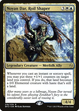 Noyan Dar, Roil Shaper [Battle for Zendikar Promos] | Exor Games Bridgewater