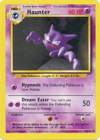Haunter (29/102) [Base Set Unlimited] | Exor Games Bridgewater