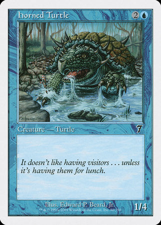 Horned Turtle [Seventh Edition] | Exor Games Bridgewater