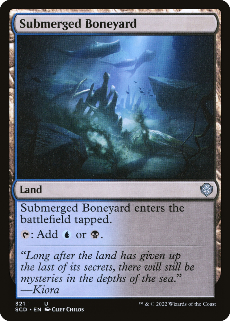 Submerged Boneyard [Starter Commander Decks] | Exor Games Bridgewater