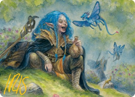 Feywild Trickster Art Card (Gold-Stamped Signature) [Dungeons & Dragons: Adventures in the Forgotten Realms Art Series] | Exor Games Bridgewater