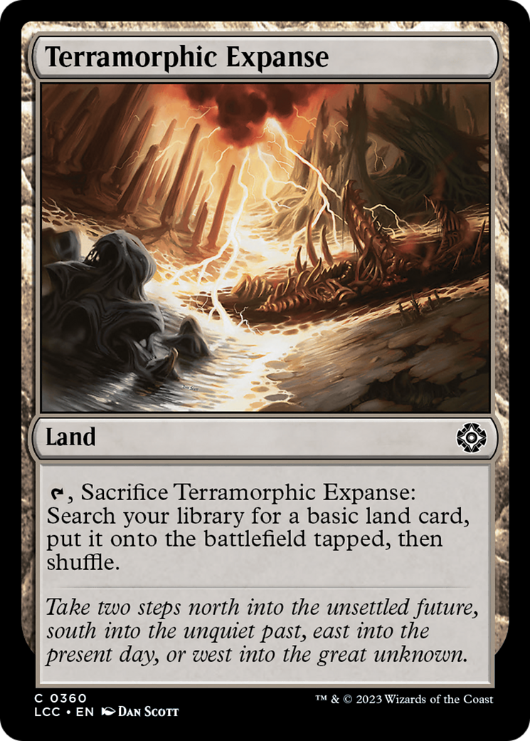 Terramorphic Expanse [The Lost Caverns of Ixalan Commander] | Exor Games Bridgewater