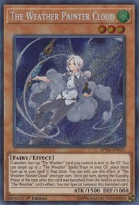 The Weather Painter Cloud [SPWA-EN031] Secret Rare | Exor Games Bridgewater