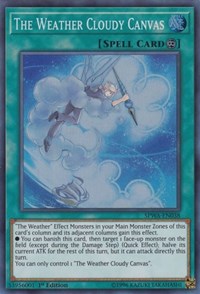 The Weather Cloudy Canvas [SPWA-EN038] Super Rare | Exor Games Bridgewater