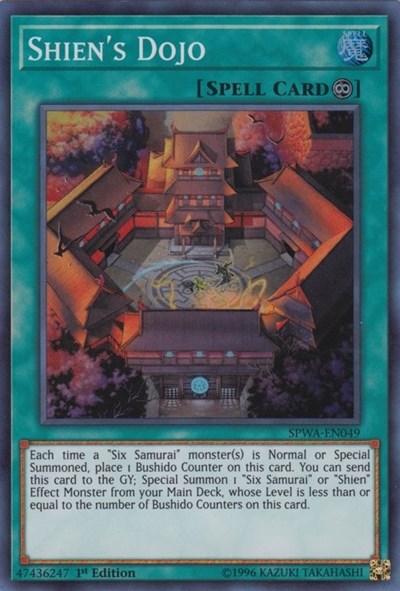 Shien's Dojo [SPWA-EN049] Super Rare | Exor Games Bridgewater