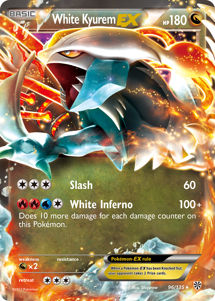 White Kyurem EX (96/135) [Black & White: Plasma Storm] | Exor Games Bridgewater