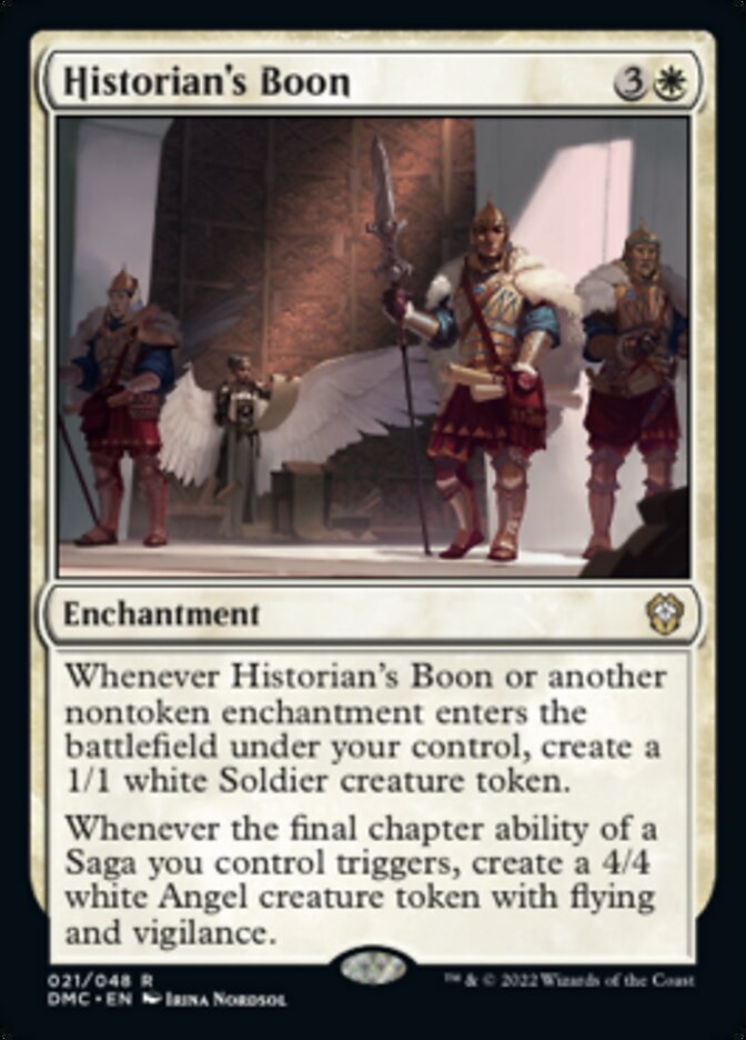 Historian's Boon [Dominaria United Commander] | Exor Games Bridgewater