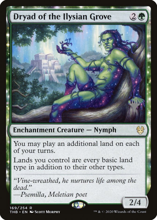 Dryad of the Ilysian Grove (Promo Pack) [Theros Beyond Death Promos] | Exor Games Bridgewater