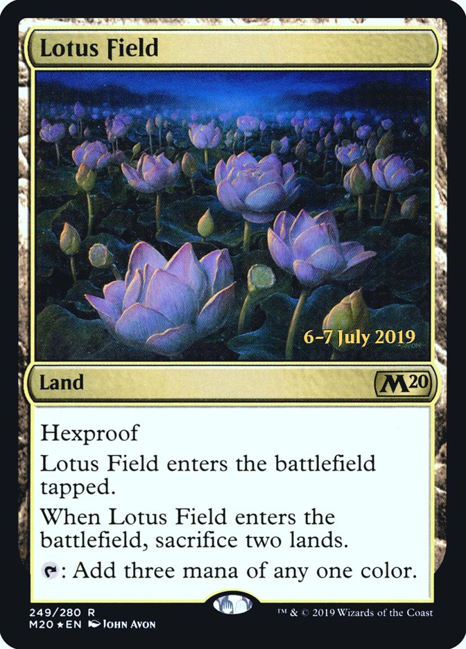 Lotus Field  [Core Set 2020 Prerelease Promos] | Exor Games Bridgewater