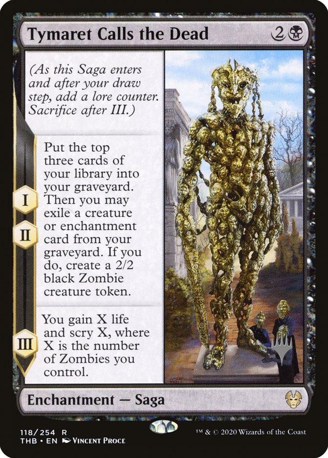 Tymaret Calls the Dead (Promo Pack) [Theros Beyond Death Promos] | Exor Games Bridgewater