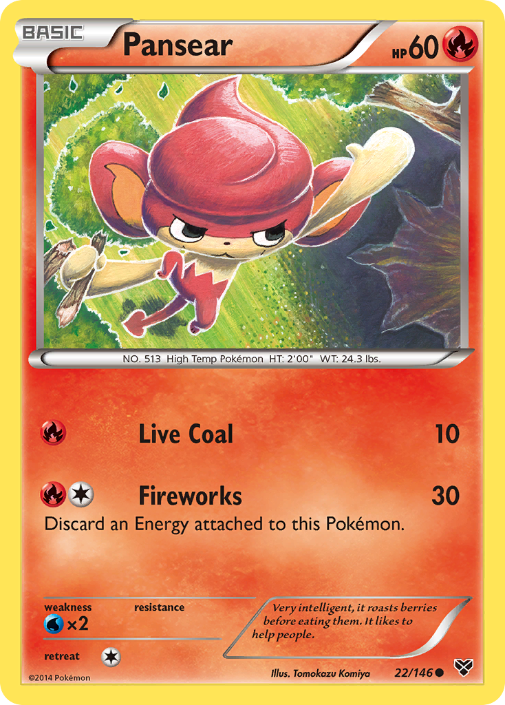 Pansear (22/146) [XY: Base Set] | Exor Games Bridgewater
