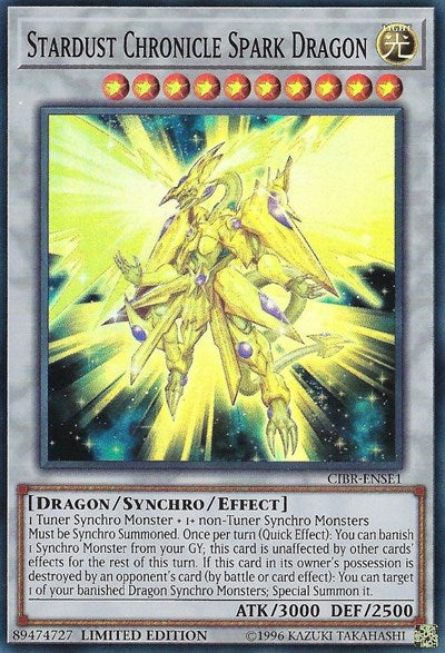 Stardust Chronicle Spark Dragon [CIBR-ENSE1] Super Rare | Exor Games Bridgewater