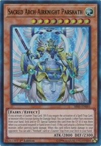 Sacred Arch-Airknight Parshath [SR05-EN001] Ultra Rare | Exor Games Bridgewater