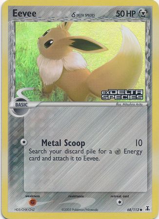 Eevee (68/113) (Delta Species) (Stamped) [EX: Delta Species] | Exor Games Bridgewater