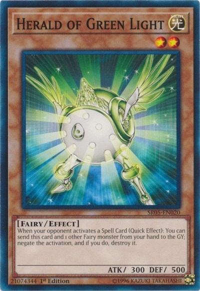 Herald of Green Light [SR05-EN020] Common | Exor Games Bridgewater